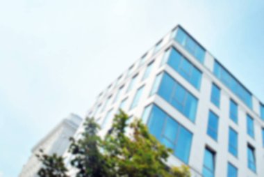 Ofis Binası ile arka plan bulanıklık.