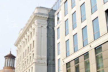 Ofis Binası ile arka plan bulanıklık.