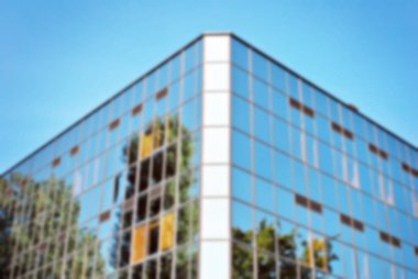 Ofis Binası ile arka plan bulanıklık.