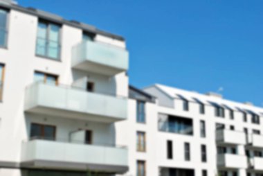 Modern apartman soyut bulanıklık.