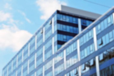 Ofis Binası ile arka plan bulanıklık.