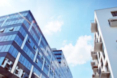 Ofis Binası ile arka plan bulanıklık.