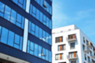 Ofis Binası ile arka plan bulanıklık.