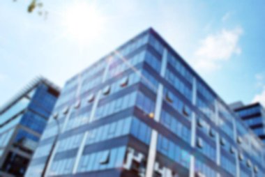 Ofis Binası ile arka plan bulanıklık.