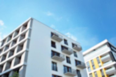 Modern apartman soyut bulanıklık.