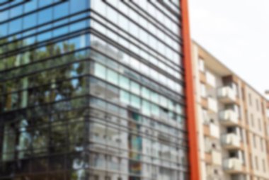 Ofis Binası ile arka plan bulanıklık.