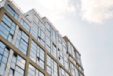 Modern apartman soyut bulanıklık.