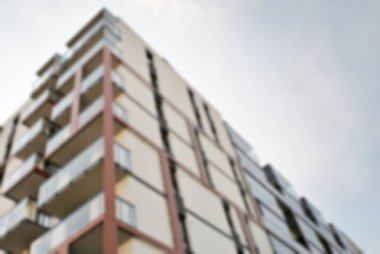 Modern apartman soyut bulanıklık.