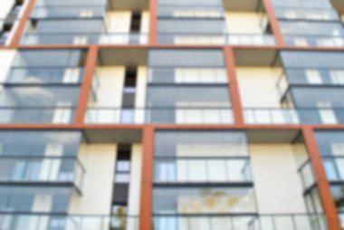 Modern apartman soyut bulanıklık.