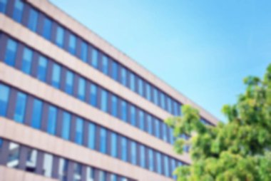 Ofis Binası ile arka plan bulanıklık.