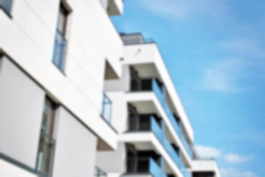 Modern apartman soyut bulanıklık.