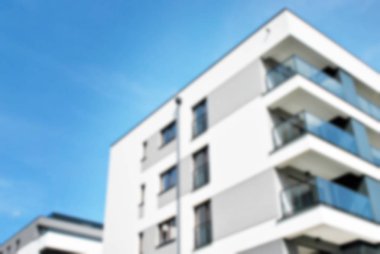 Modern apartman soyut bulanıklık.