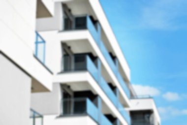 Modern apartman soyut bulanıklık.