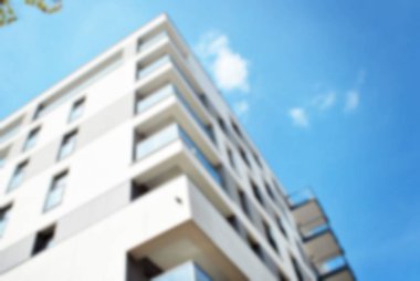 Modern apartman soyut bulanıklık.