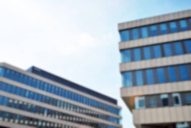 Ofis Binası ile arka plan bulanıklık.