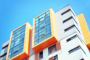 Modern apartman soyut bulanıklık.