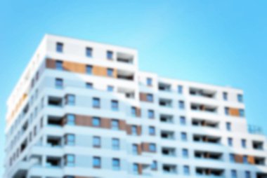 Modern apartman soyut bulanıklık.