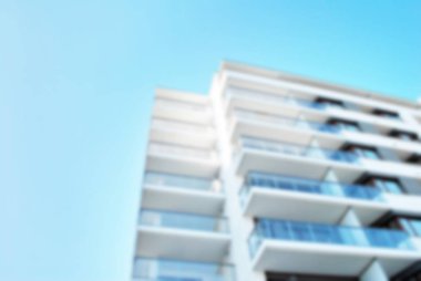 Modern apartman soyut bulanıklık.