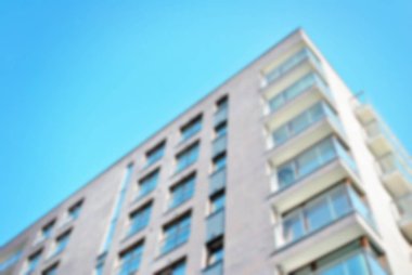 Modern apartman soyut bulanıklık.