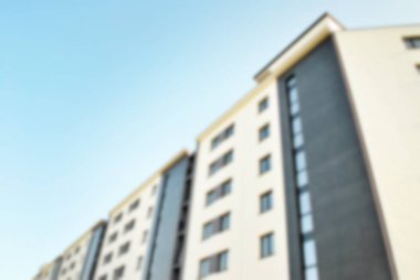 Modern apartman soyut bulanıklık.