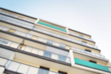 Modern apartman soyut bulanıklık.