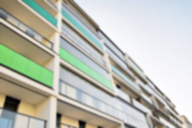 Modern apartman soyut bulanıklık.