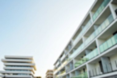 Modern apartman soyut bulanıklık.