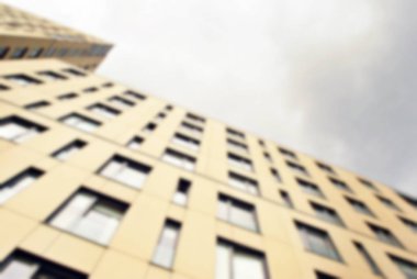 Modern apartman soyut bulanıklık.