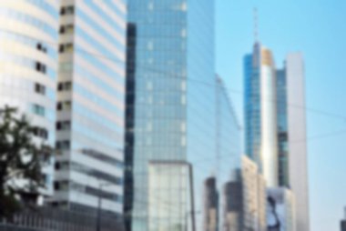 Ofis Binası ile arka plan bulanıklık.