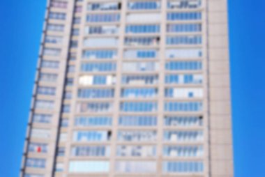 Modern apartman soyut bulanıklık.