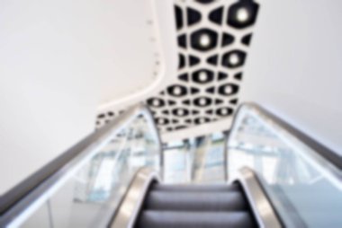 Bulanıklık içinde ofis binası bokeh ışık arka plan ile iç ve iş geçmişi