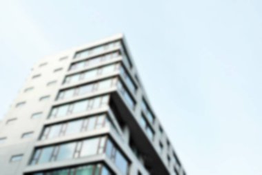 Modern apartman soyut bulanıklık.