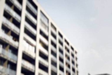 Modern apartman soyut bulanıklık.