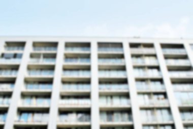 Modern apartman soyut bulanıklık.