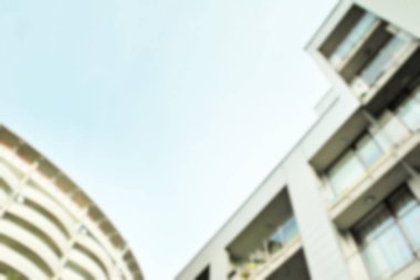 Modern apartman soyut bulanıklık.