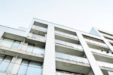 Modern apartman soyut bulanıklık.