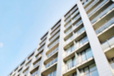 Modern apartman soyut bulanıklık.