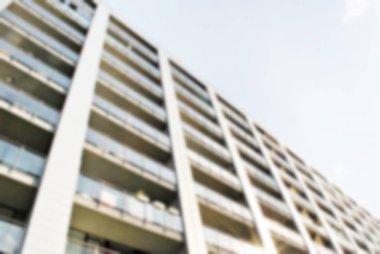 Modern apartman soyut bulanıklık.