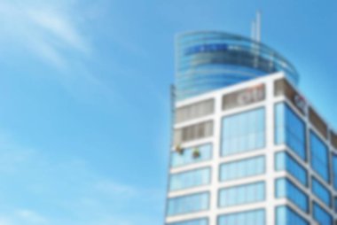 Ofis Binası ile arka plan bulanıklık.