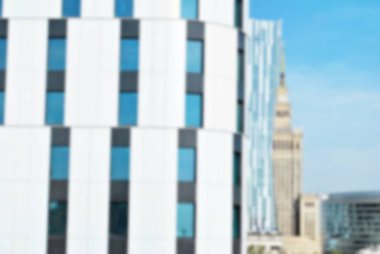 Ofis Binası ile arka plan bulanıklık.