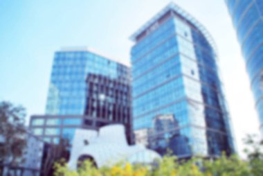 Ofis Binası ile arka plan bulanıklık.