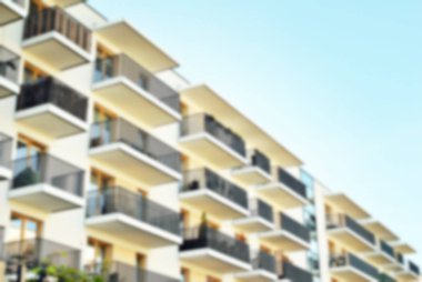 Modern apartman soyut bulanıklık.