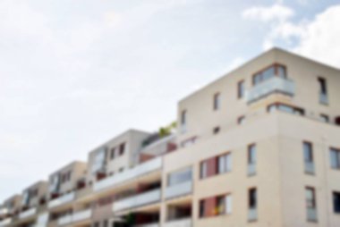 Modern apartman soyut bulanıklık.