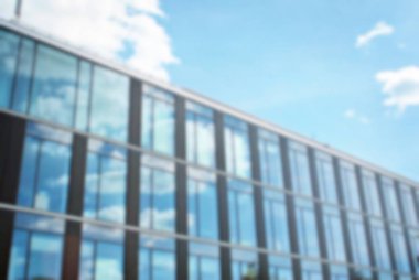 Ofis Binası ile arka plan bulanıklık.