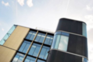 Ofis Binası ile arka plan bulanıklık.