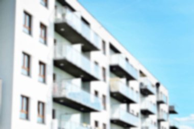 Modern apartman soyut bulanıklık.