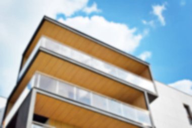 Modern apartman soyut bulanıklık.