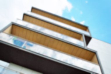 Modern apartman soyut bulanıklık.