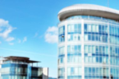 Ofis Binası ile arka plan bulanıklık.