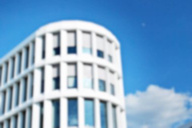 Ofis Binası ile arka plan bulanıklık.